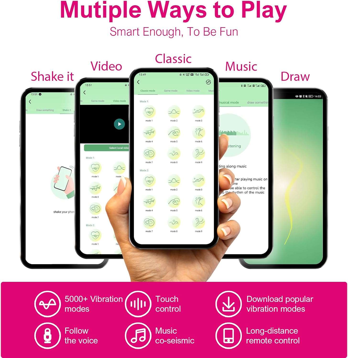 FlareQuake Remote Control Couples Vibrator-3