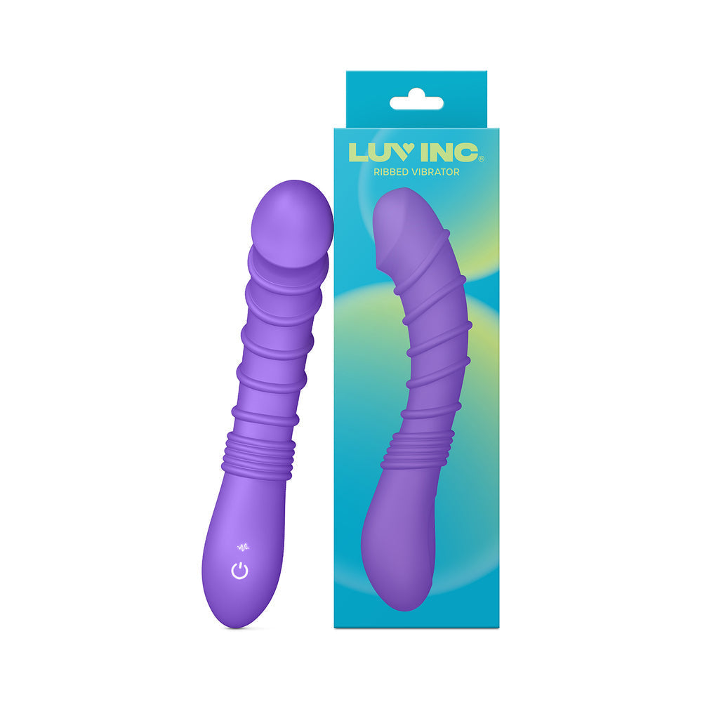 Luv Inc Rv21: Ribbed Vibrator Purple-0