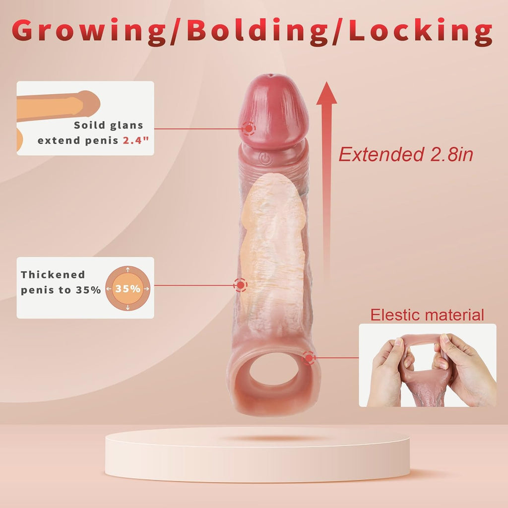 VibrantReach Remote Control Vibrating Penis Sleeve-4